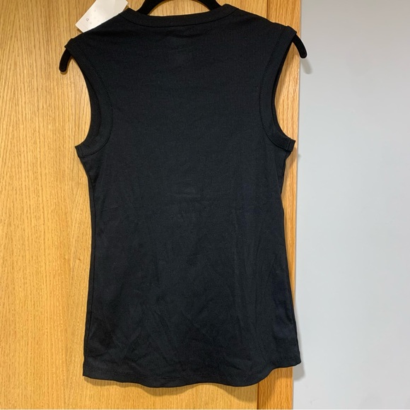 A New Day Black Sleeveless Tank - Size Small - Picture 2 of 5